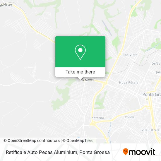 Mapa Retifica e Auto Pecas Aluminium