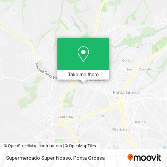 Supermercado Super Nosso map