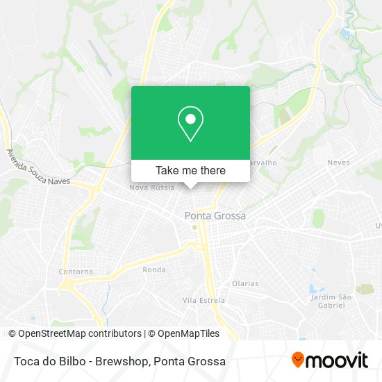 Mapa Toca do Bilbo - Brewshop