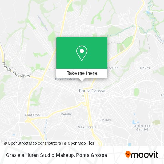Graziela Huren Studio Makeup map
