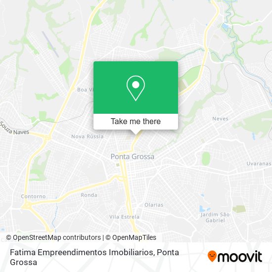 Fatima Empreendimentos Imobiliarios map