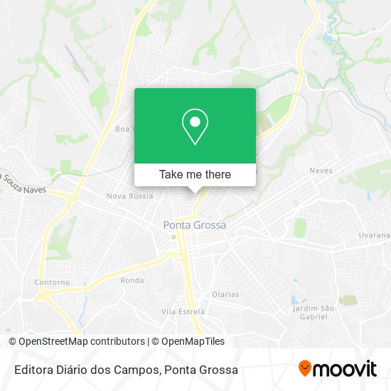 Editora Diário dos Campos map