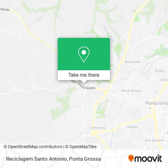 Mapa Reciclagem Santo Antonio