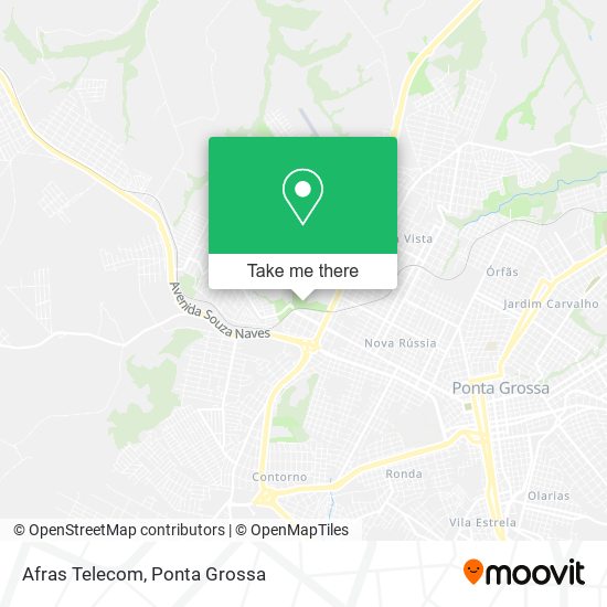 Afras Telecom map