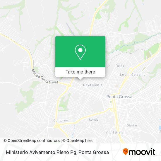 Ministerio Avivamento Pleno Pg map