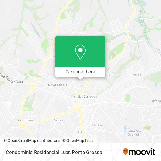 Condominio Residencial Luar map