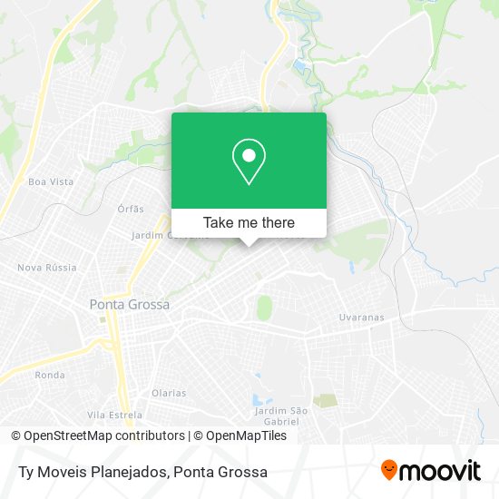 Mapa Ty Moveis Planejados