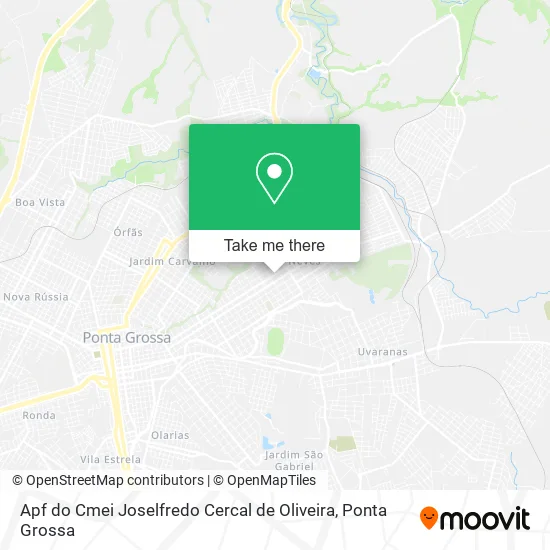 Apf do Cmei Joselfredo Cercal de Oliveira map