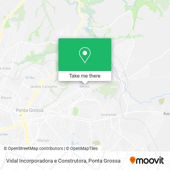 Mapa Vidal Incorporadora e Construtora