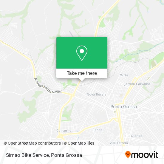 Mapa Simao Bike Service