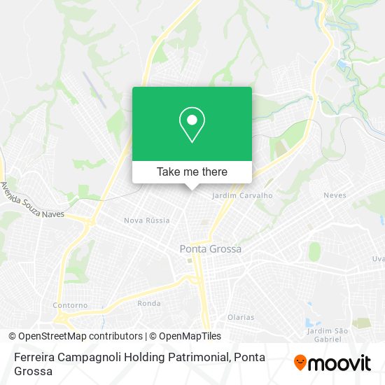 Mapa Ferreira Campagnoli Holding Patrimonial