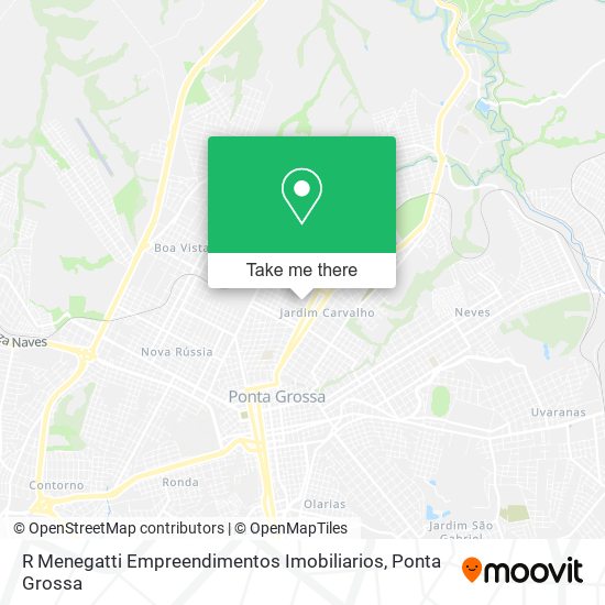 Mapa R Menegatti Empreendimentos Imobiliarios