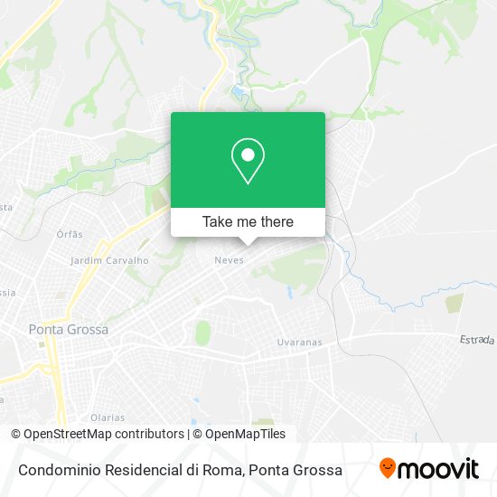 Mapa Condominio Residencial di Roma