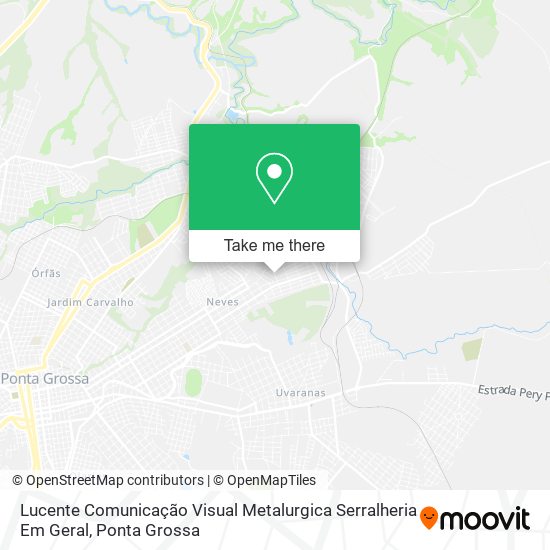 Mapa Lucente Comunicação Visual Metalurgica Serralheria Em Geral