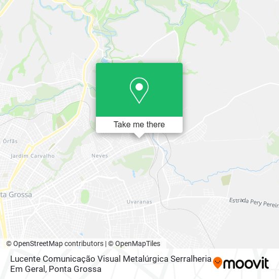 Lucente Comunicação Visual Metalúrgica Serralheria Em Geral map