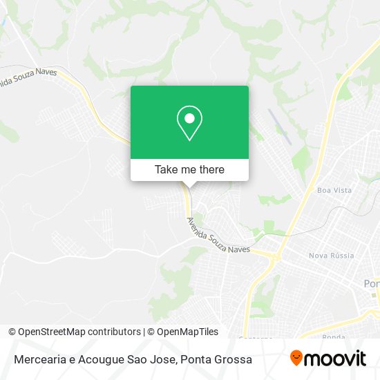 Mapa Mercearia e Acougue Sao Jose