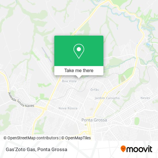 Mapa Gas'Zoto Gas