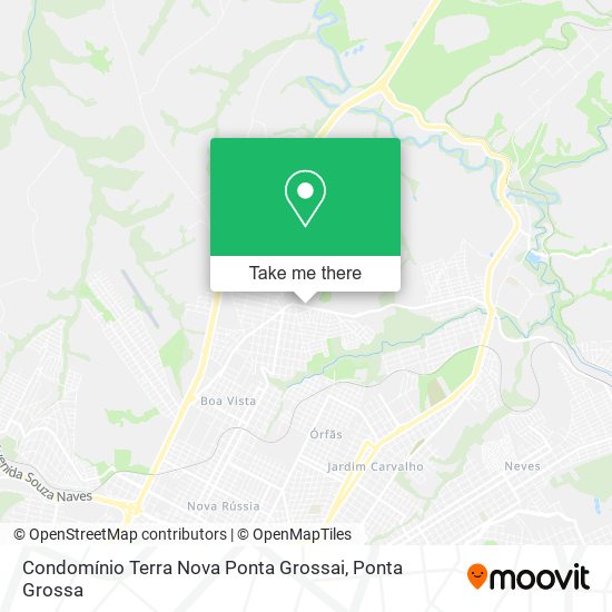 Condomínio Terra Nova Ponta Grossai map