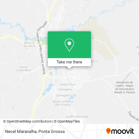 Necel Maravalha map