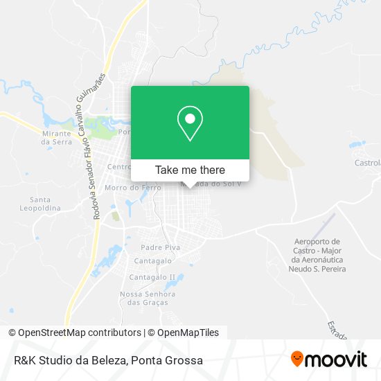 Mapa R&K Studio da Beleza