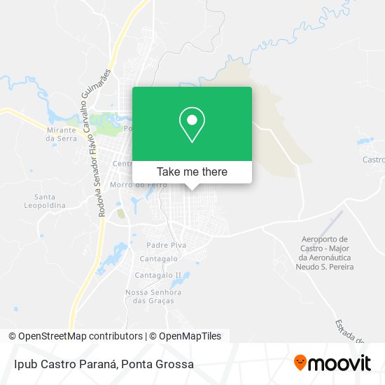 Mapa Ipub Castro Paraná