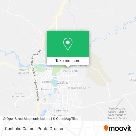 Cantinho Caipira map