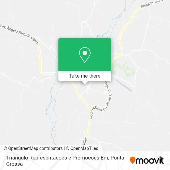 Triangulo Representacoes e Promocoes Em map