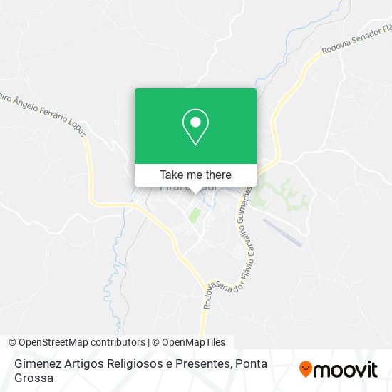 Mapa Gimenez Artigos Religiosos e Presentes