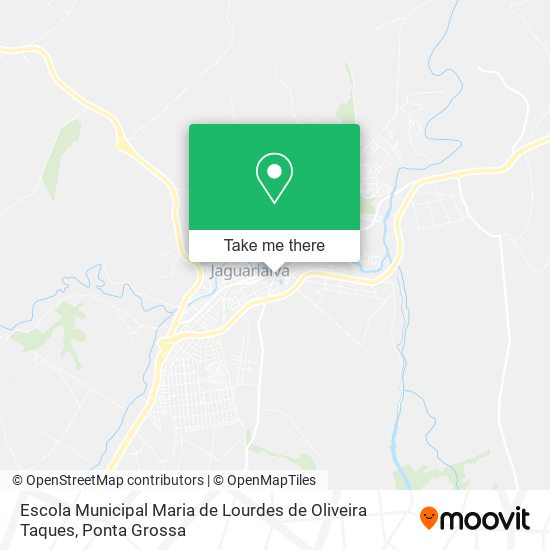 Mapa Escola Municipal Maria de Lourdes de Oliveira Taques