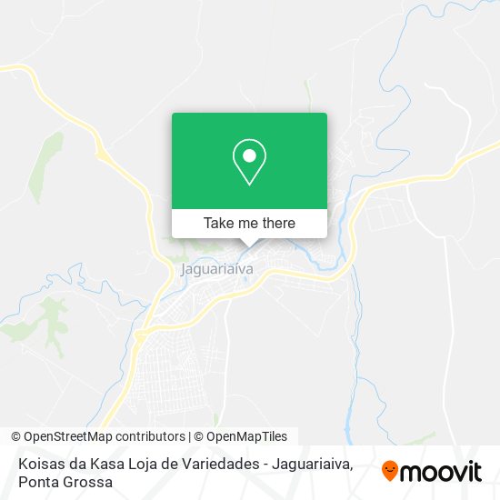 Koisas da Kasa Loja de Variedades - Jaguariaiva map