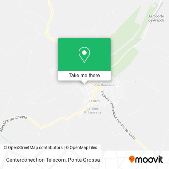 Centerconection Telecom map