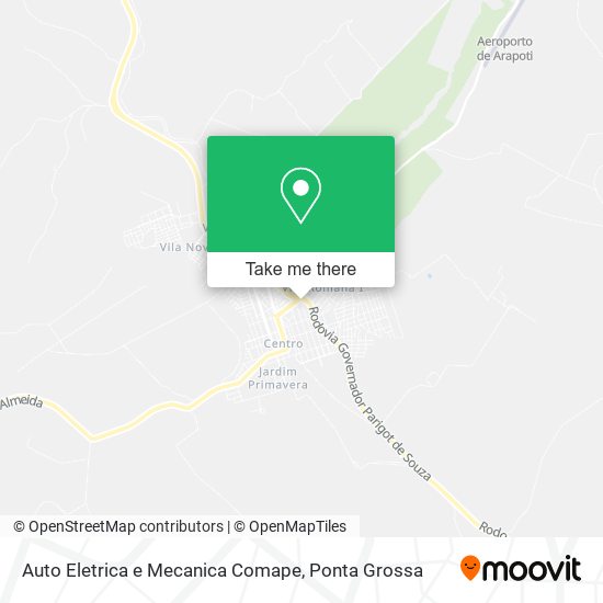 Mapa Auto Eletrica e Mecanica Comape