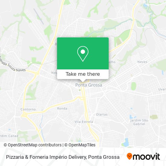 Mapa Pizzaria & Forneria Império Delivery