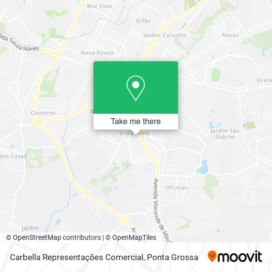 Carbella Representações Comercial map
