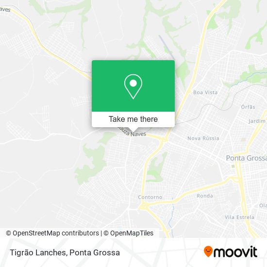 Tigrão Lanches map
