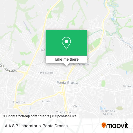 A.A.S.P. Laboratório map