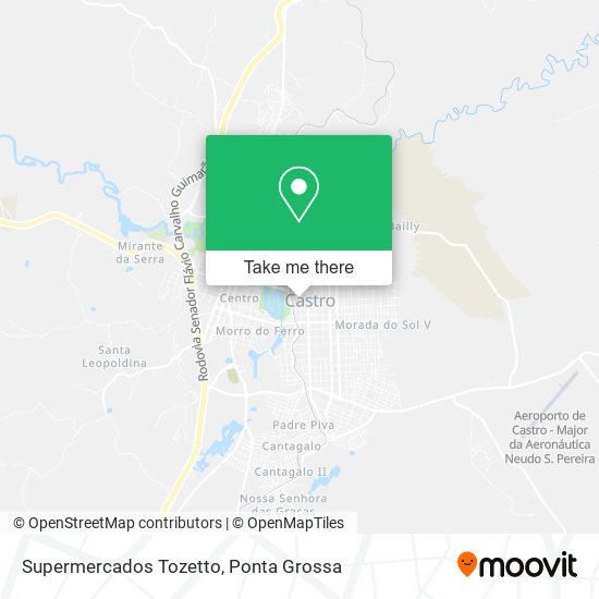 Supermercados Tozetto map