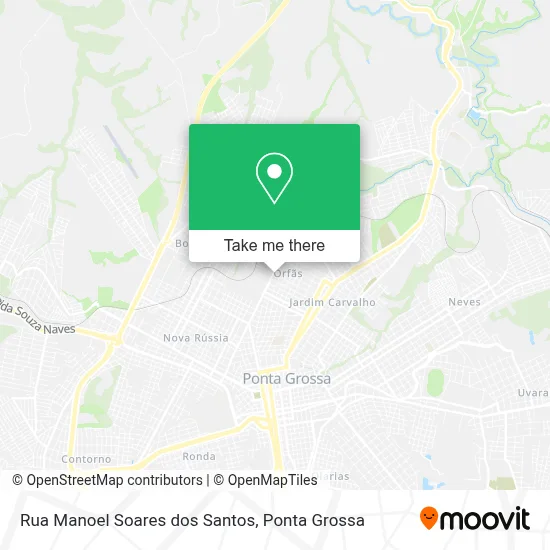 Rua Manoel Soares dos Santos map