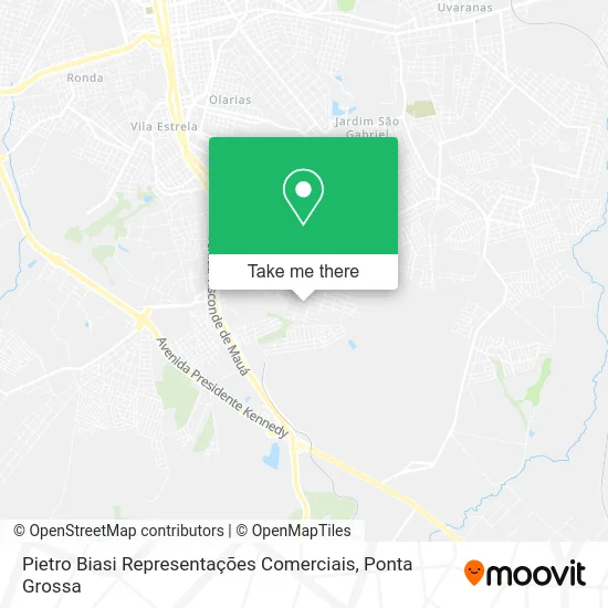 Pietro Biasi Representações Comerciais map