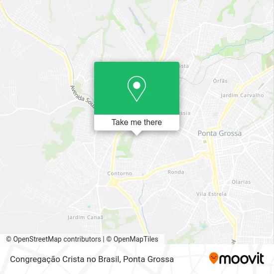 Congregação Crista no Brasil map
