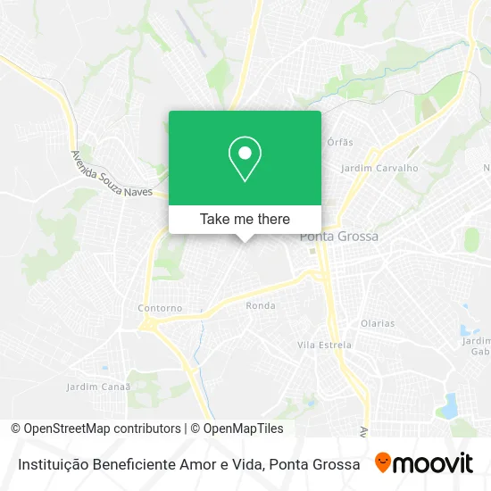 Instituição Beneficiente Amor e Vida map