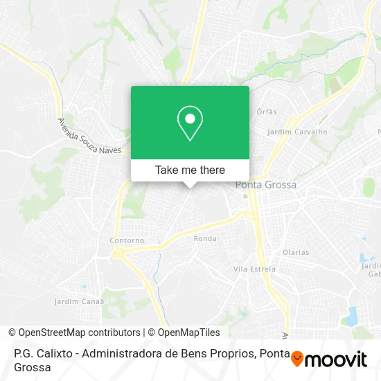 P.G. Calixto - Administradora de Bens Proprios map