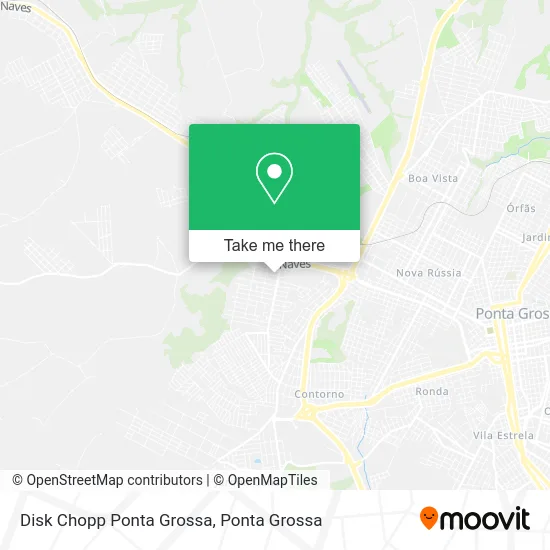 Disk Chopp Ponta Grossa map