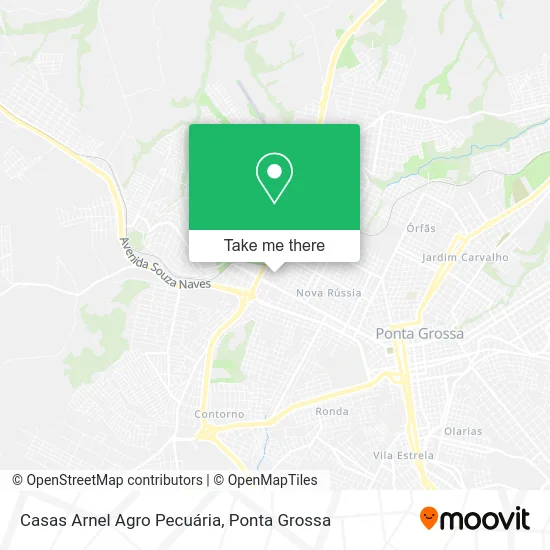 Casas Arnel Agro Pecuária map