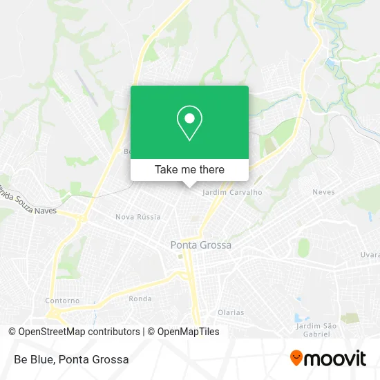 Be Blue map