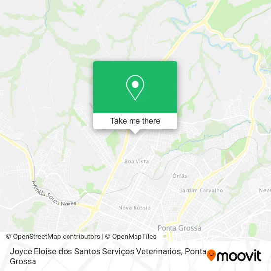 Joyce Eloise dos Santos Serviços Veterinarios map