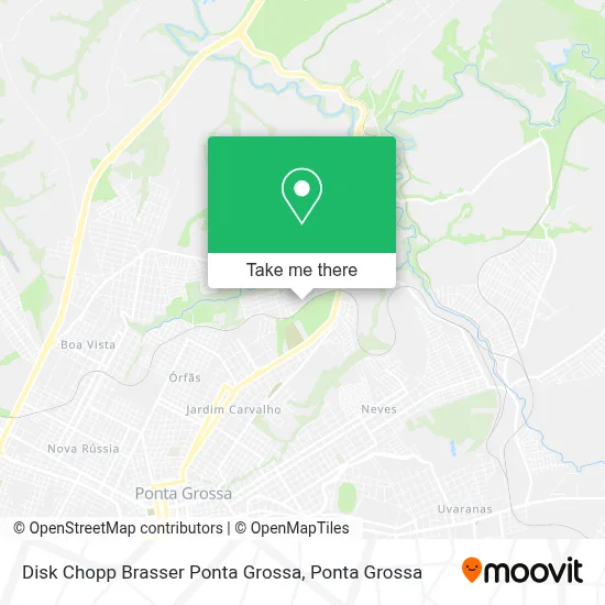 Disk Chopp Brasser Ponta Grossa map