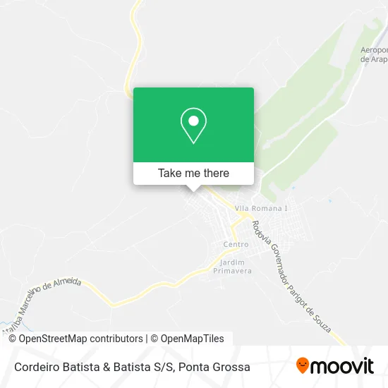 Cordeiro Batista & Batista S/S map