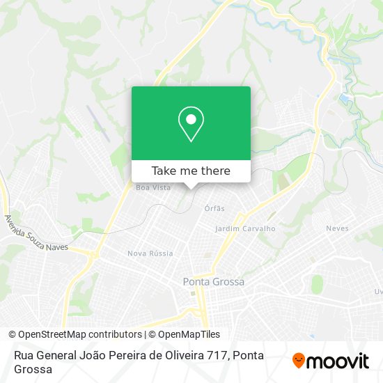 Mapa Rua General João Pereira de Oliveira 717