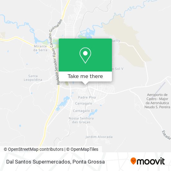 Dal Santos Supermercados map